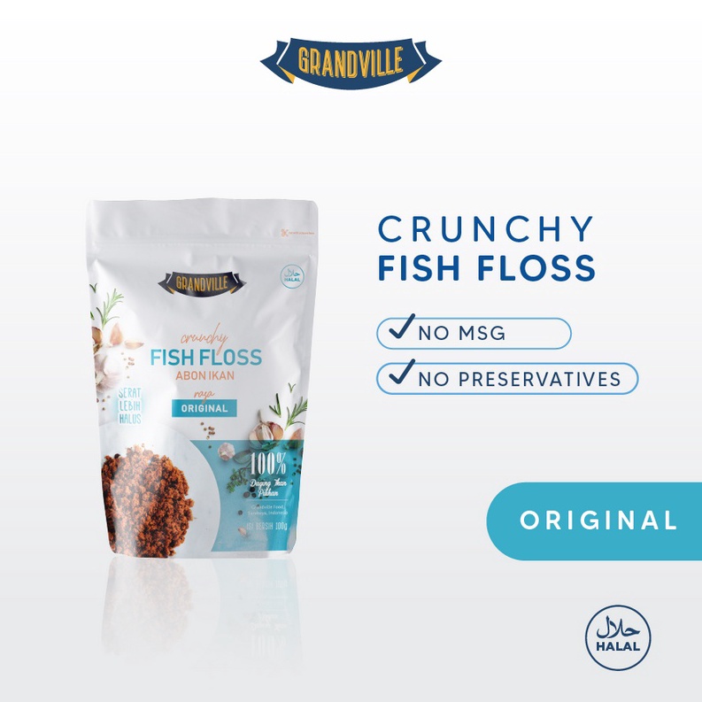 

Original Grandville Abon IKAN Crunchy Single Pack Original buruan