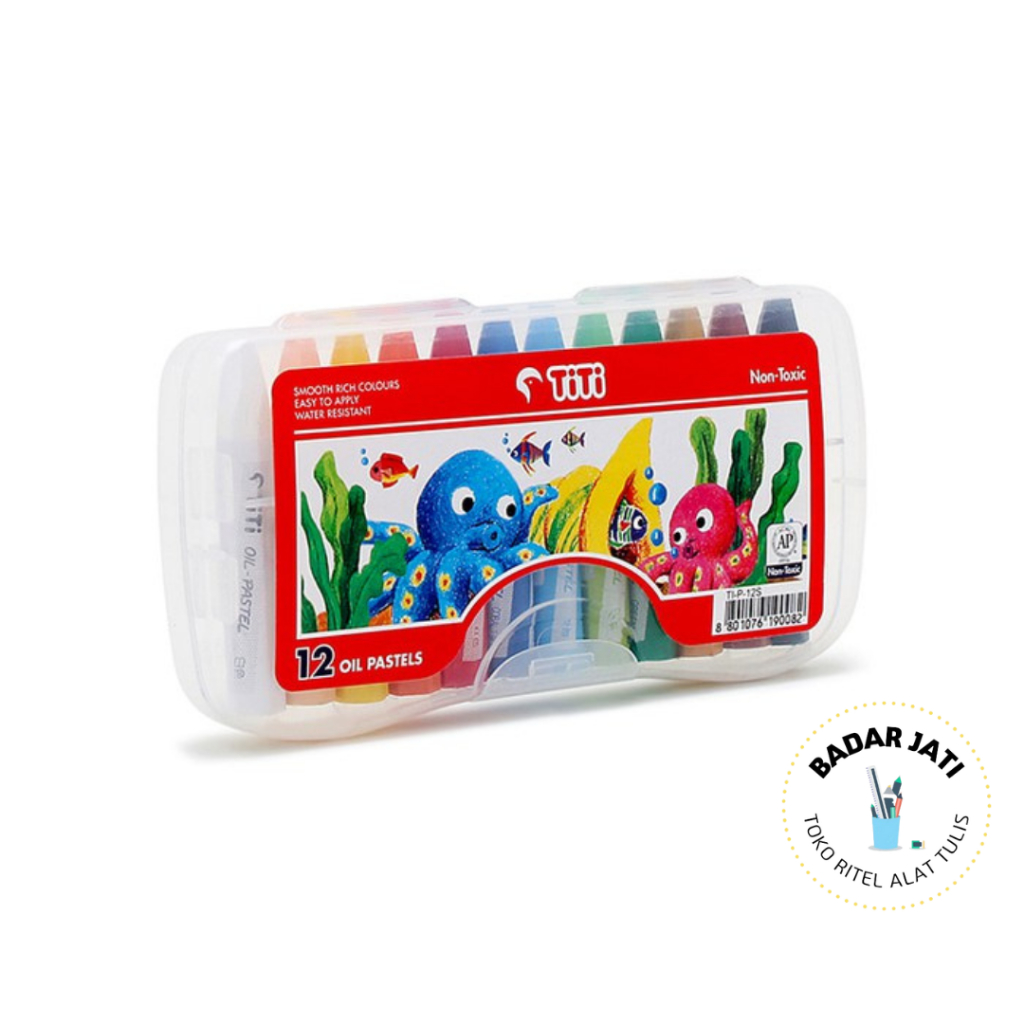 

Crayon TiTi Minyak-Oil Pastel 12 Warna