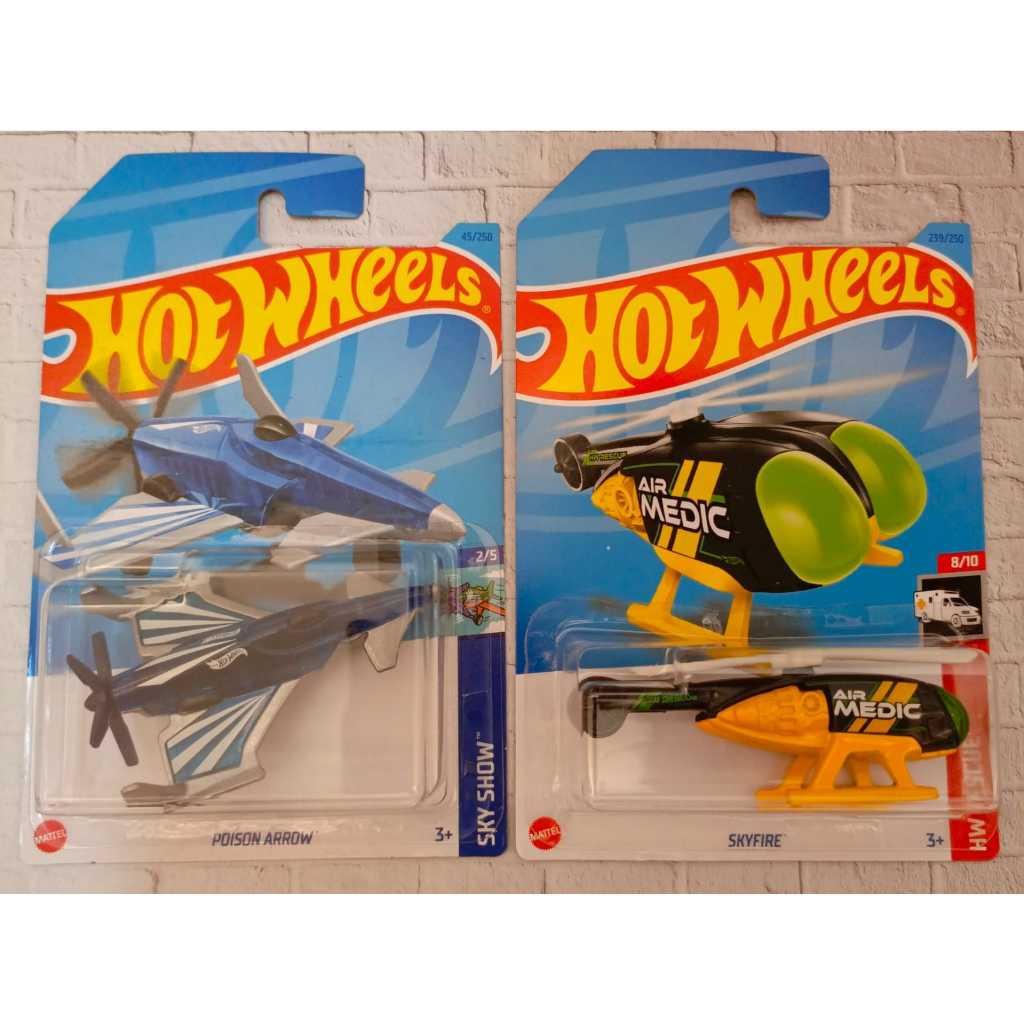 HOT WHEELS POISON ARROW SKYFIRE HW HIGH KUNING DAN HIJAU HEAVY HITCHER SURF N TURF RENNEN RIG HAUL O