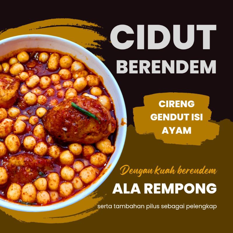 

CIDUT BERENDEM (cireng kuah)