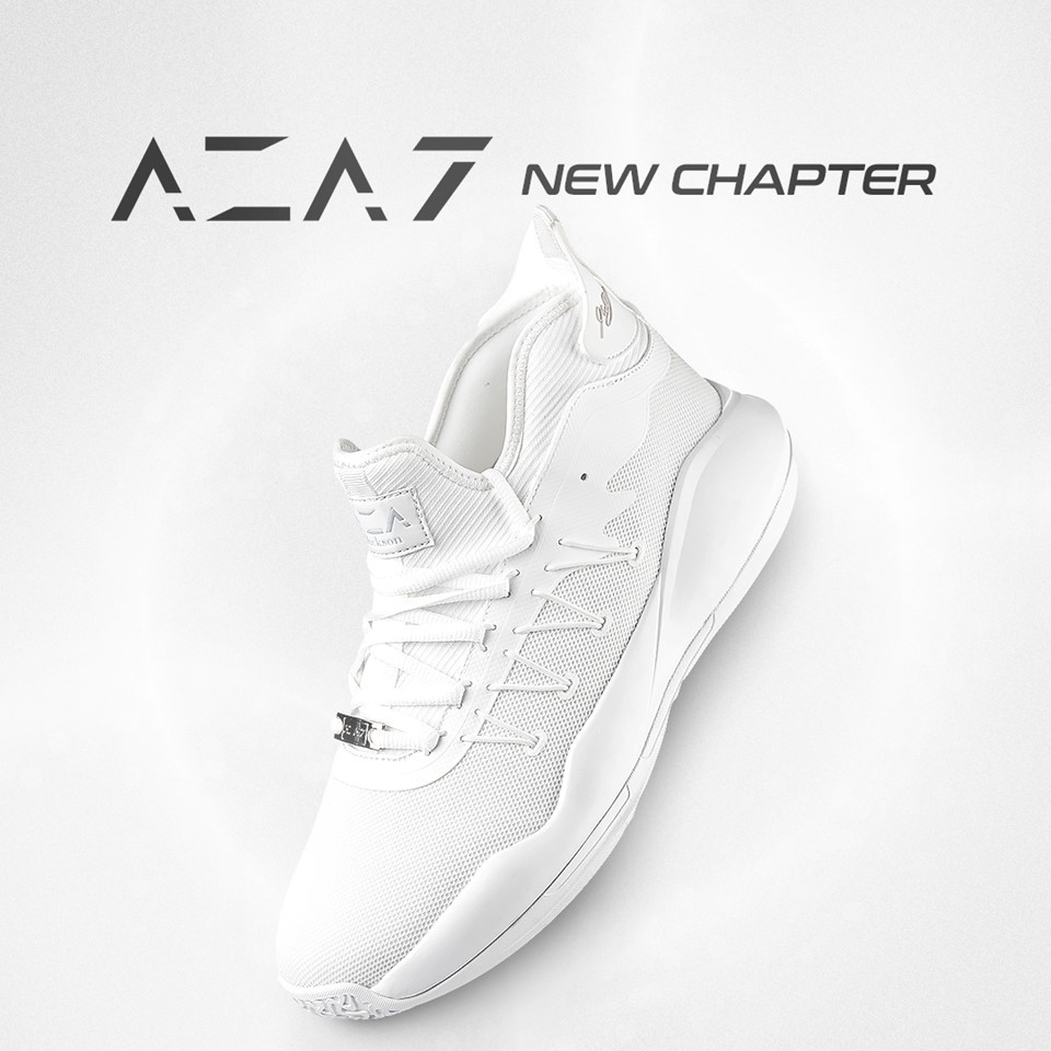 Sepatu Basket AZA 7 New Chapter Edition - White (AZA by Jackson Basketball Shoes DBL)
