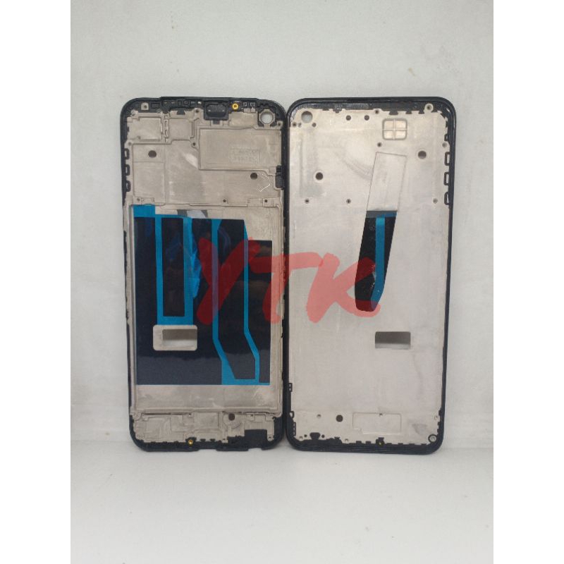 tulang tatakan lcd/frame lcd/middle lcd realme 8i original