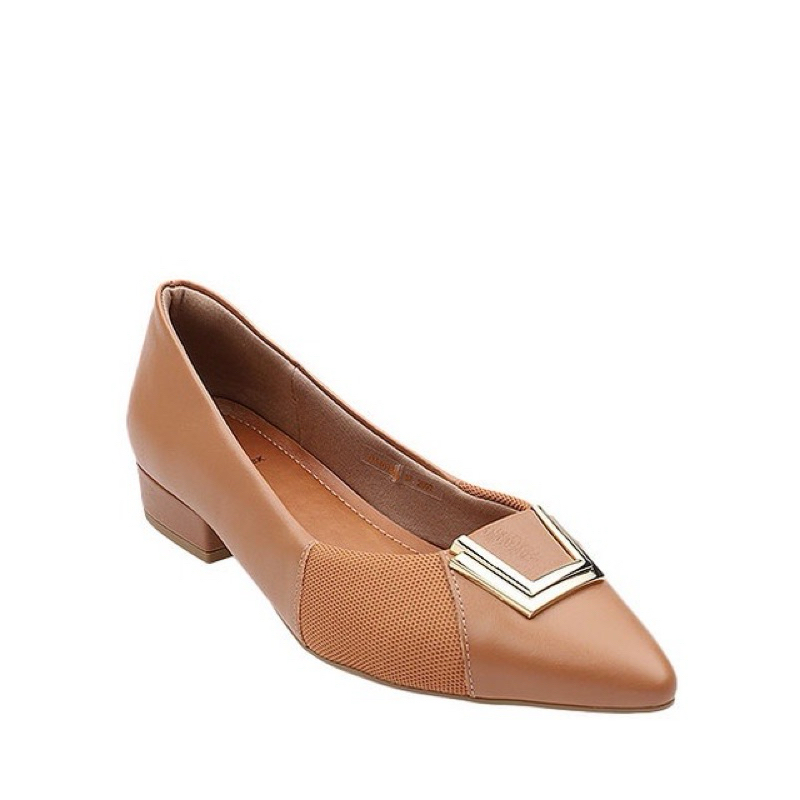 PSPGN.CO | ORIGINAL BRANDED OBERMAIN FRANCES SOUL OA10189CM IN CAMMEL SEPATU KULIT WANITA HEELS SLIP