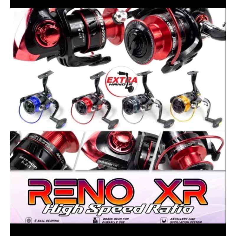 reel daido reno eco 6 bb 1000 2000 3000 4000 type terbaru hs