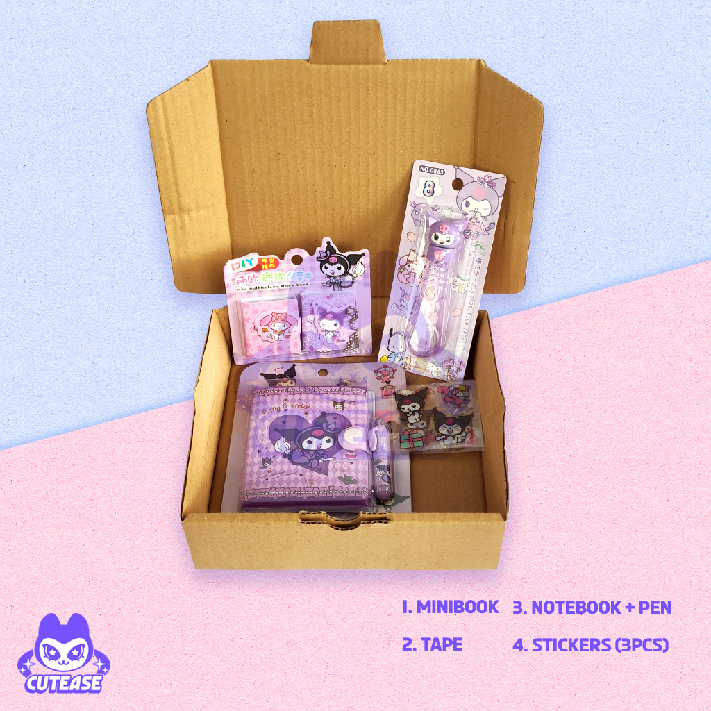 

PAKET 4 BIRTHDAY GIFT KADO HAMPERS SANRIO KARAKTER KUROMI MELODY CINNAMOROLL