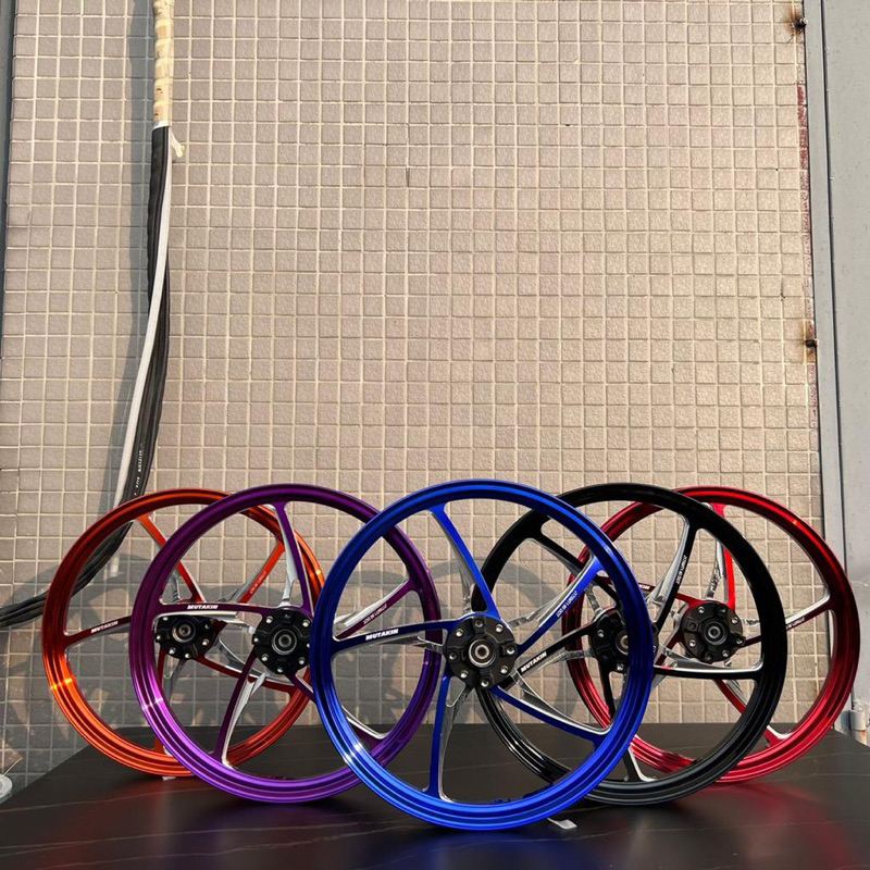 velg mutakin mxking dobel disk universal ke ninja klx dlln bisa