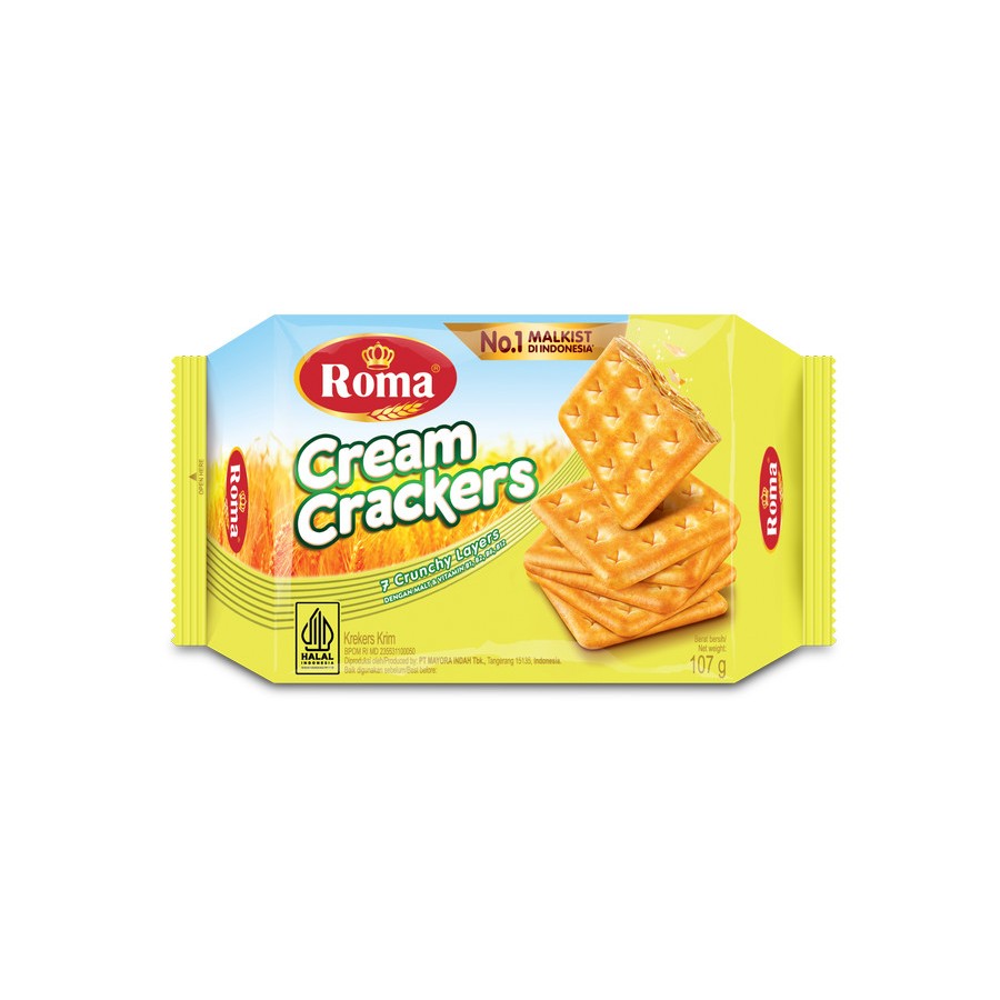 

Roma Biskuit Cream Crackers 107 gram