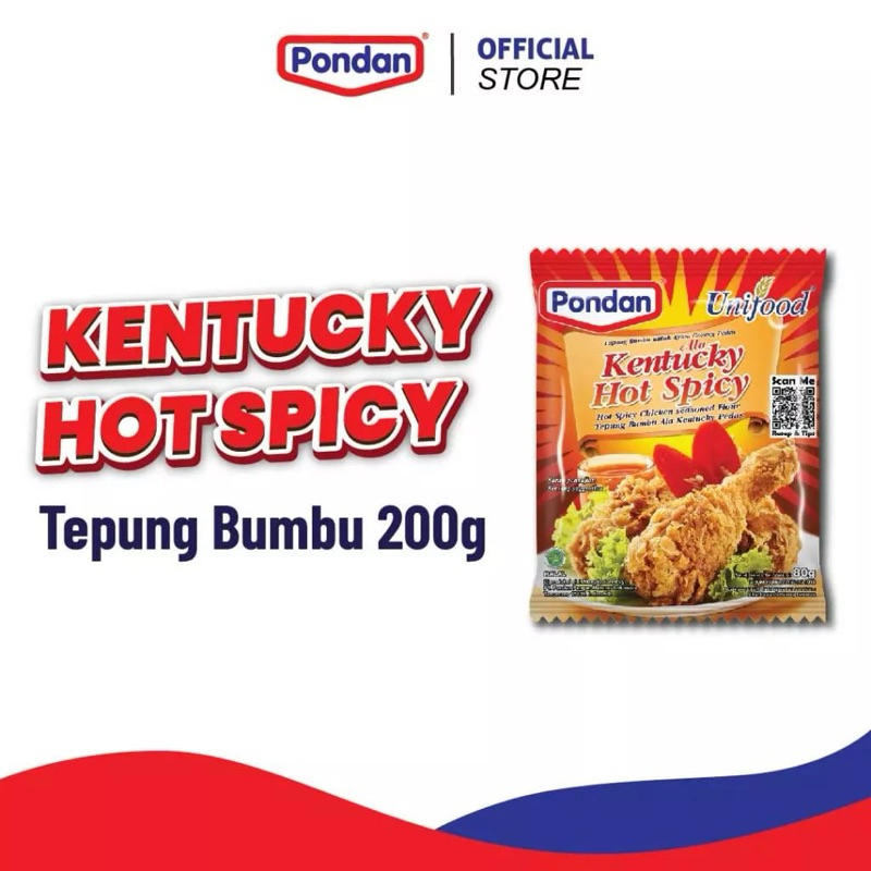 

Pondan Unifood Kentucky Hot Sachet 200g