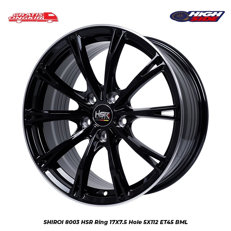 Velg Hsr Shiroi Ring 17 Mobil Mercy, Audi, Vw, Mini  Cooper New S