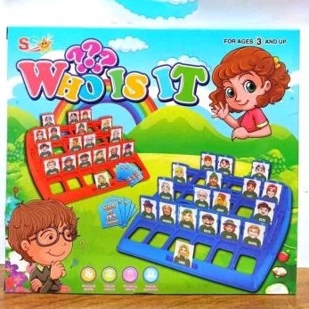 Mainan Game Tebak Gambar Board Game Who is it - Mainan Banyak Orang Tebak Tebakan