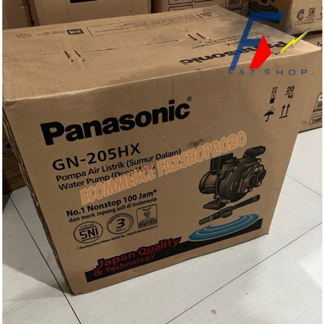 pompa air sumur dalam panasonic GN205HX