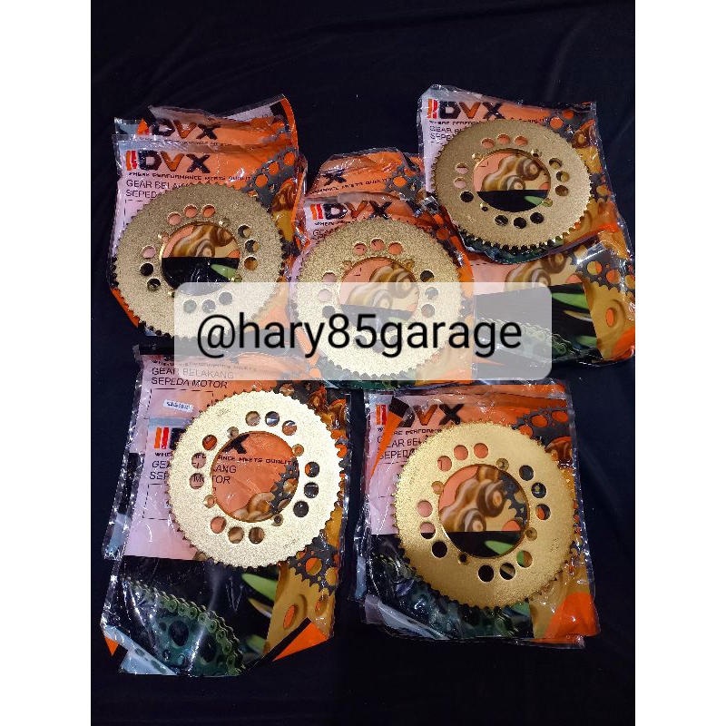 GEAR GIR DVX RACING KAWASAKI KLX150 D-TRAKER 428-56T sd 60T ORIGINAL