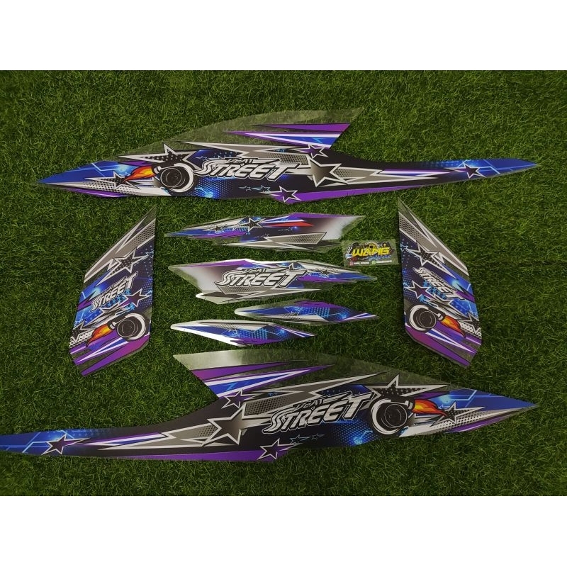 STRIPING STICKER HONDA BEAT DELUXE 110 LIVERY DIESEL THAILAND TRANSPARAN