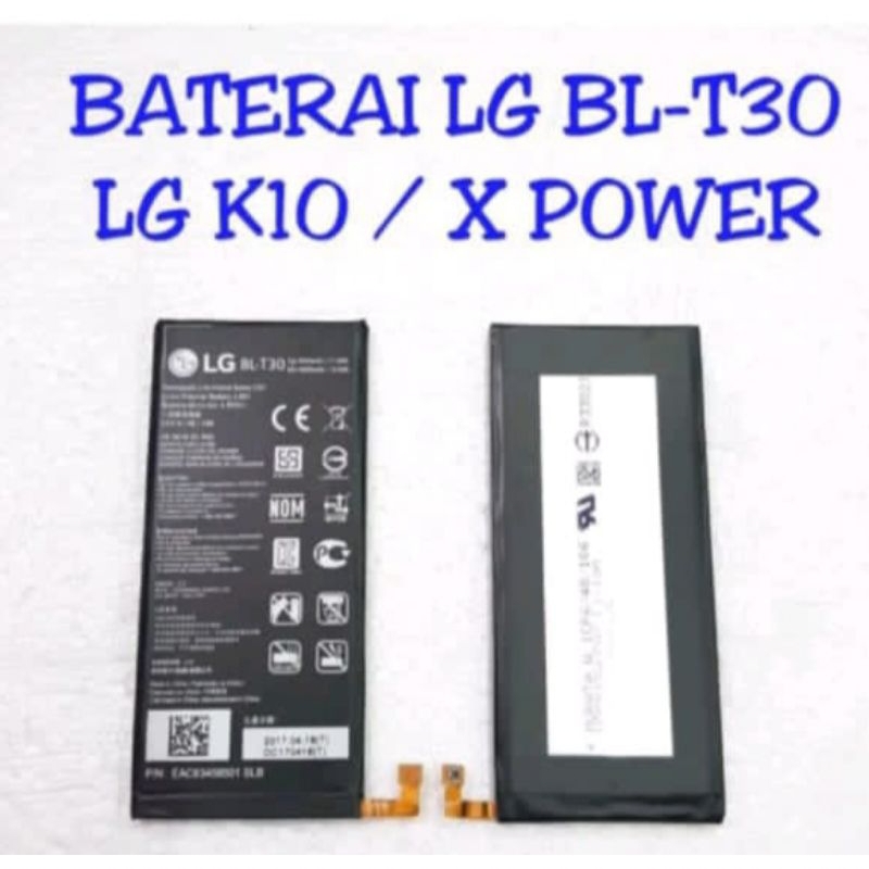 BATERAI BATRE BATERE BATTERY LG K10 X POWER 2 M320 BL T30 BL-T30 ORIGINAL