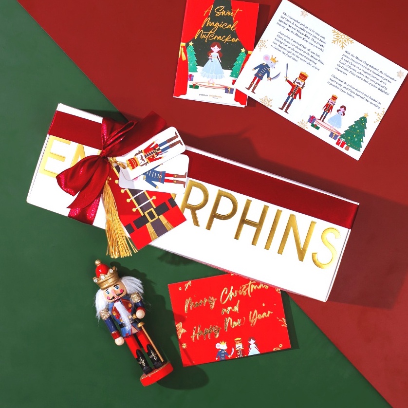 

STAR BRANDS Endorphins Christmas New Year Hampers Box of 6 Cookies gas