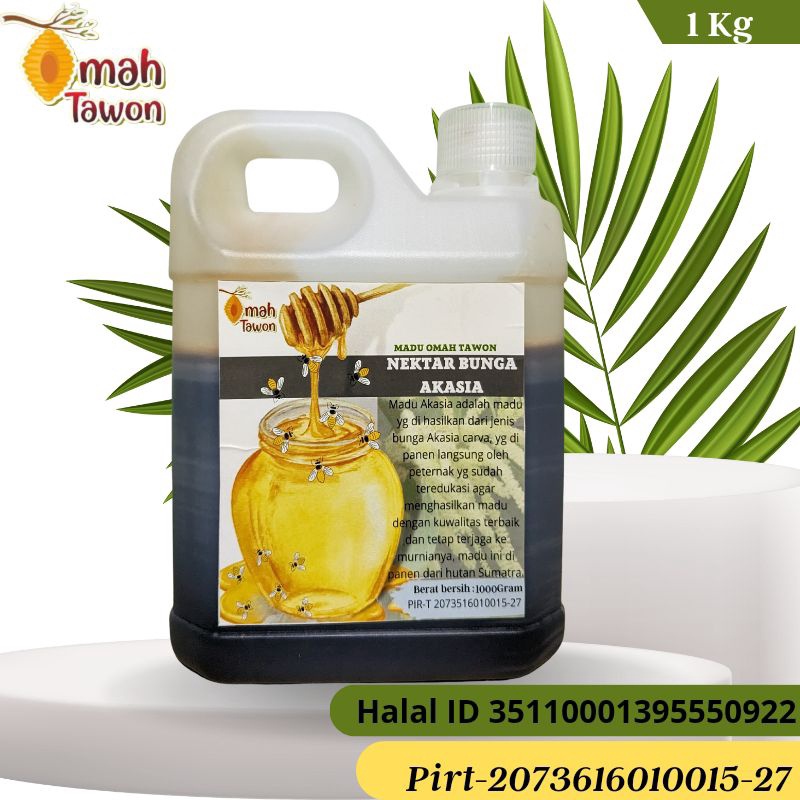 

Terbaik Madu murni Sumatra hutan Akasia netto 1 kg raw honey pure honey