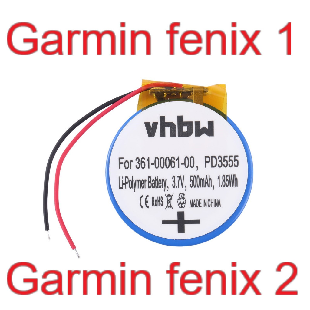 Battery Baterai Garmin Fenix 1 / Garmin Fenix 2 / 500mAh / PD3555
