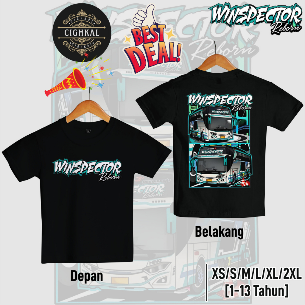 KAOS PART 2  BUS TELOLET  WINSPECTOR  FREE STICKER
