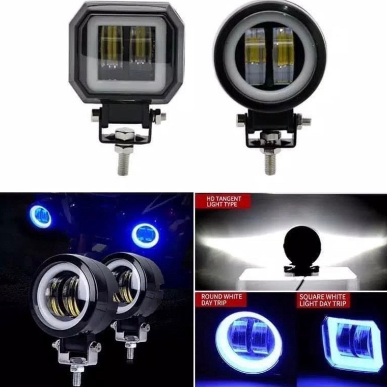 Best Seller LAMPU LED CWL BULAT 2 MATA 2 WATT ANGEL EYE M2  LAMPU FOGLAMP 2 MATA