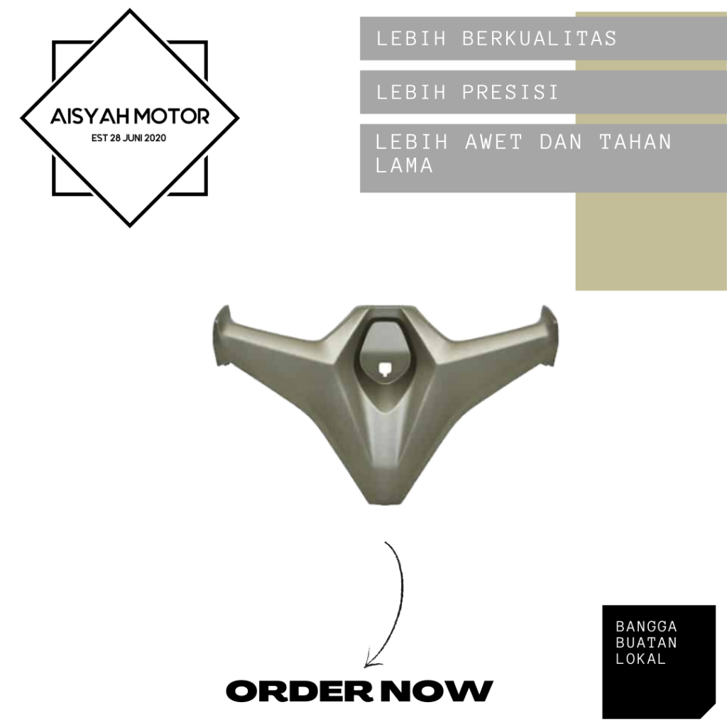 Cover Laci Honda Vario All New 150 Led Warna Matte Brown Tahun 2018