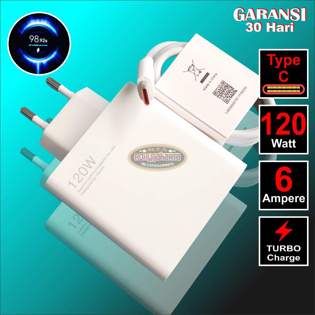 Charger Xiaomi 120 Watt Fast Charging