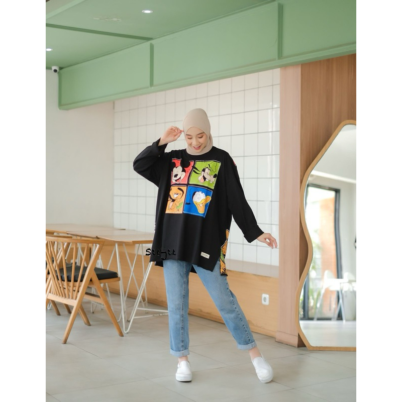 Kaos Oversized Suju Mickey mouse