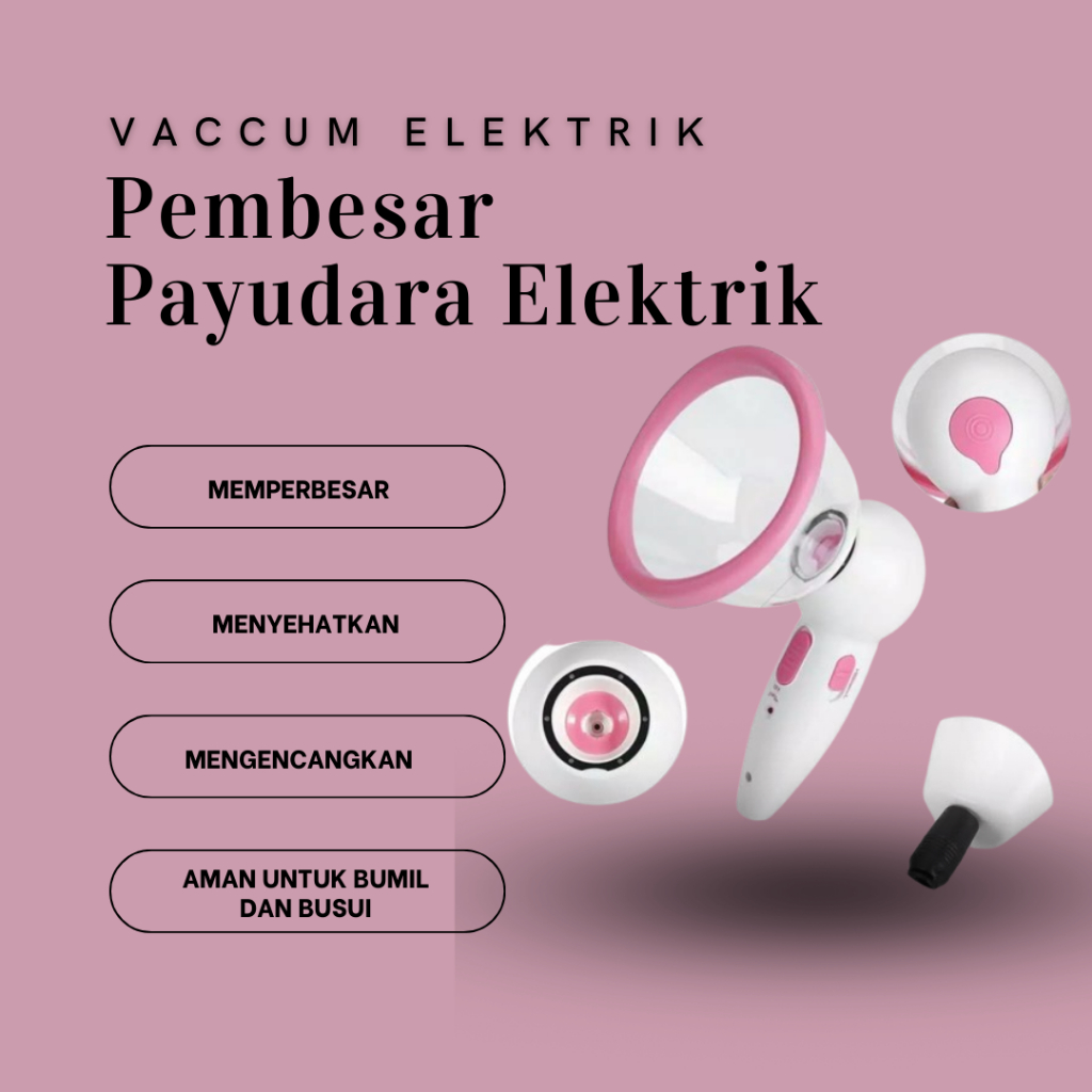 Alat Pembesar & Pengencang Payudara Hasil Permanen Vacum Payudara Elektrik Smart Breast Pump Violla 
