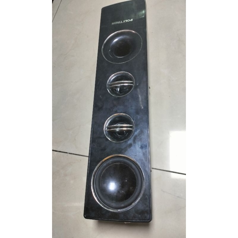 SPEAKER TOWER PASIF BEKAS TV LED POLYTRON