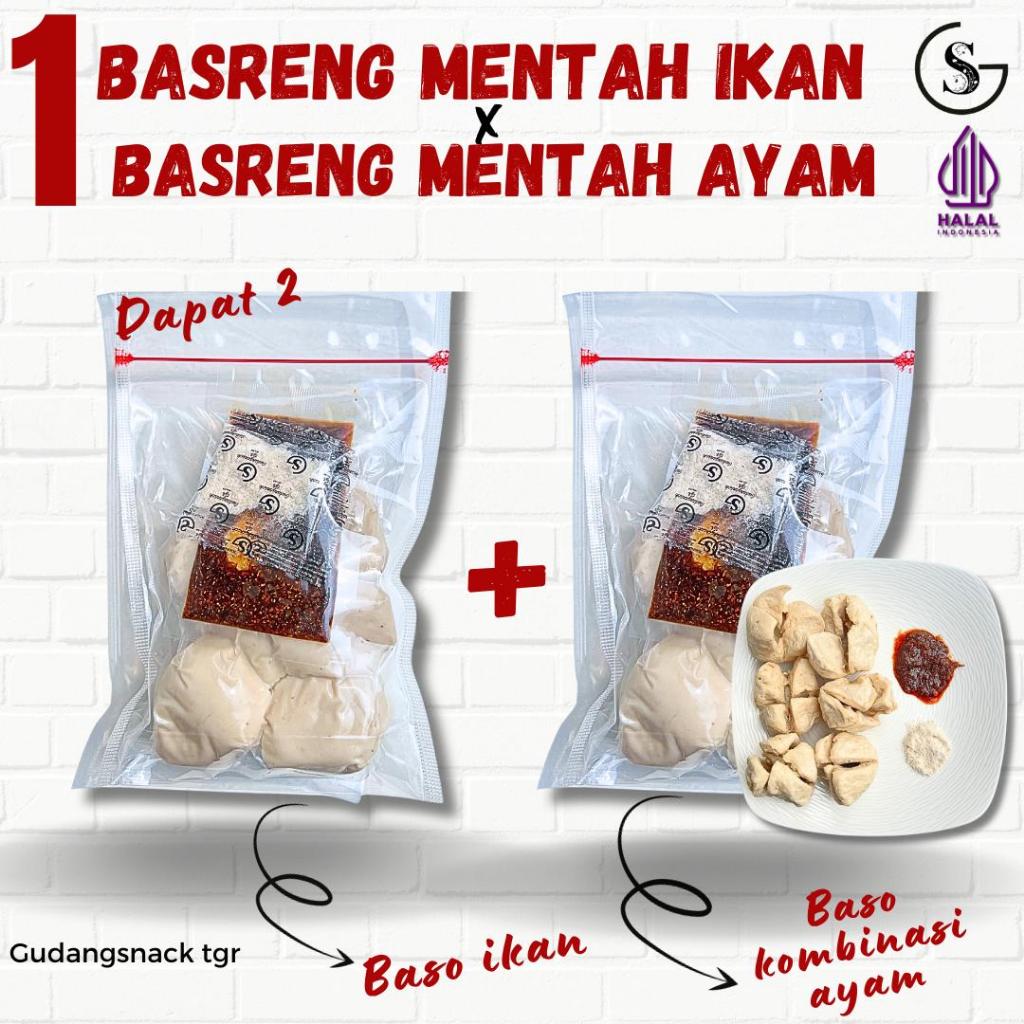 

Paket Duo Basreng Mentah Ayam Mix Ikan Dapat 2 Gudangsnack Tgr