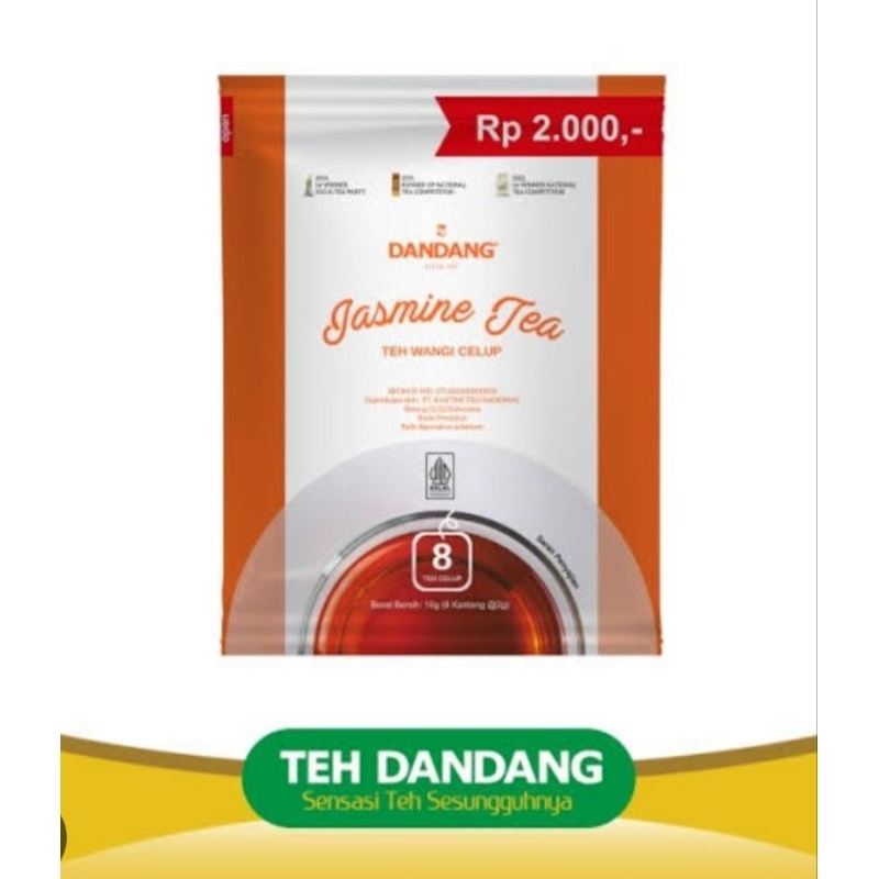 

TEH CELUP DANDANG JASMINE 1 RENCENG (10 sachet)