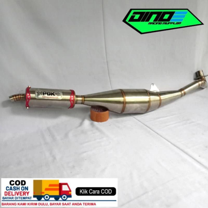 knalpot pdk fizr force 1 F1Zr F1 standar racing FISr poswan emblem pdk