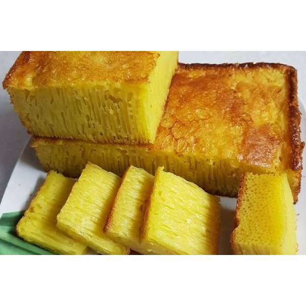 

kue bika ambon ukuran 16 x 16 cm