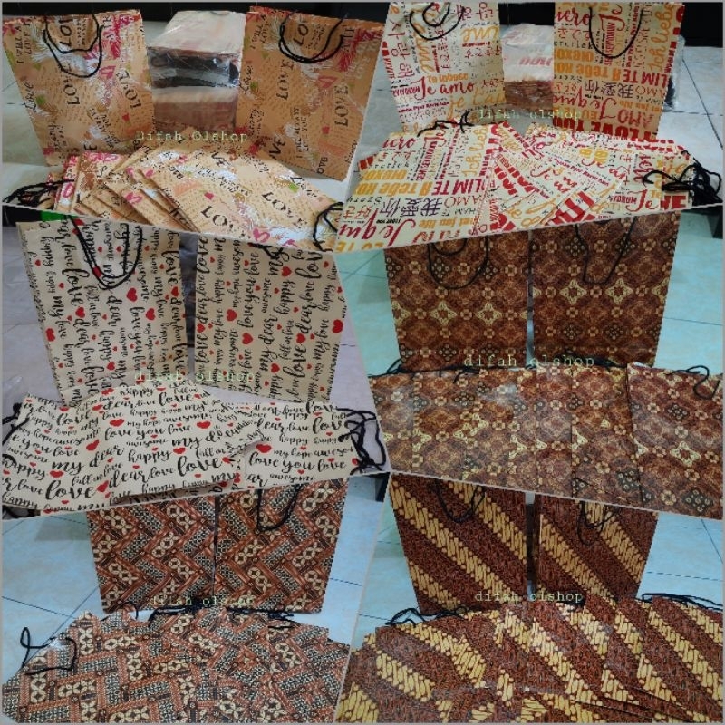 

Tas Kertas | Paperbag | Tas Souvenir Gift | Kerajinan Homemade | prakarya