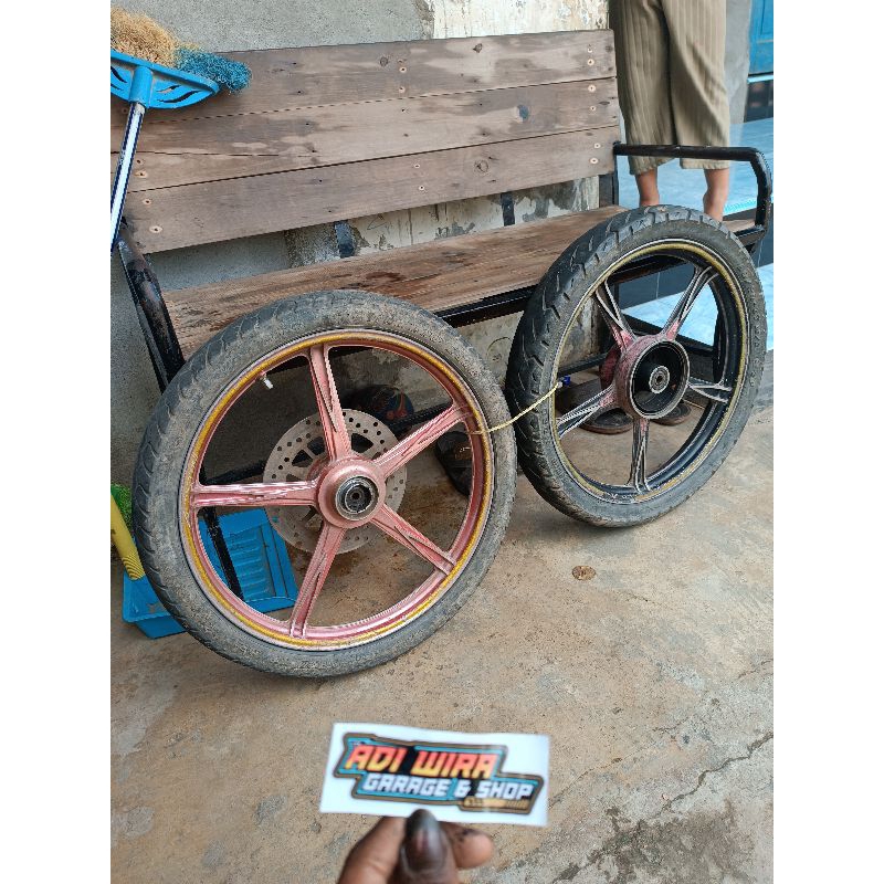 velg Nagoya old original kondisi baik