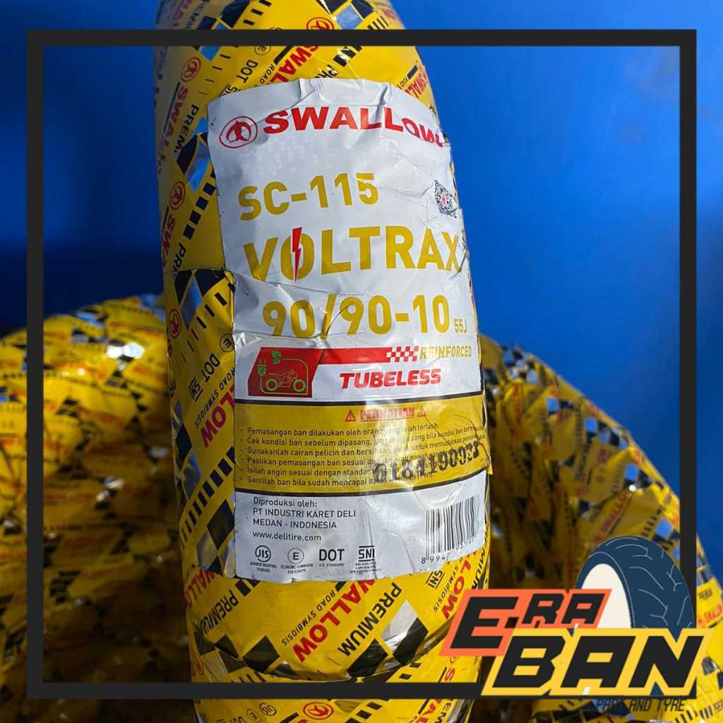 BAN LUAR SWALLOW VOLTRAX SC-115 90 90 RING 10 TUBELESS