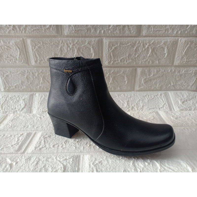Sepatu Boots Wanita Kulit - Scorpion 5213 Original