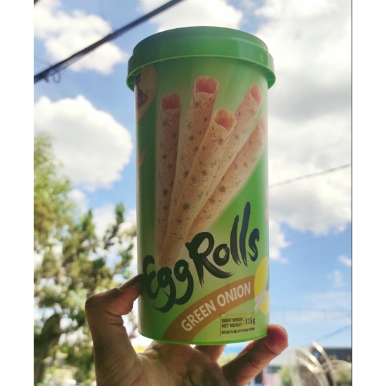 

sweet cat eggroll green onion135g telur gurung rasa bawang hijau