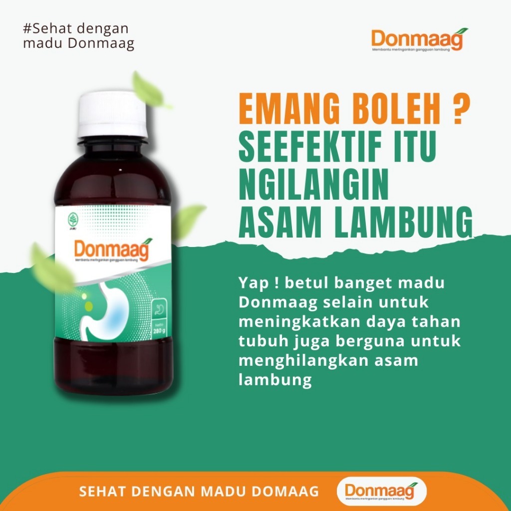 

Madu Donmaag Herbal / Obat Radang Lambung | Asam Lambung | Maag & GERD