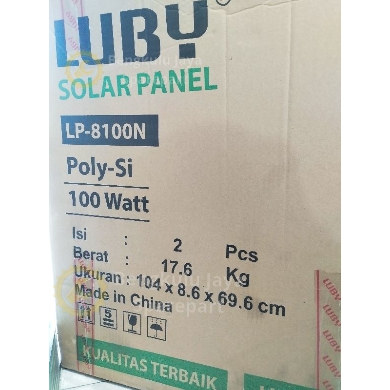 Solar Panel Surya ORI Luby 100watt