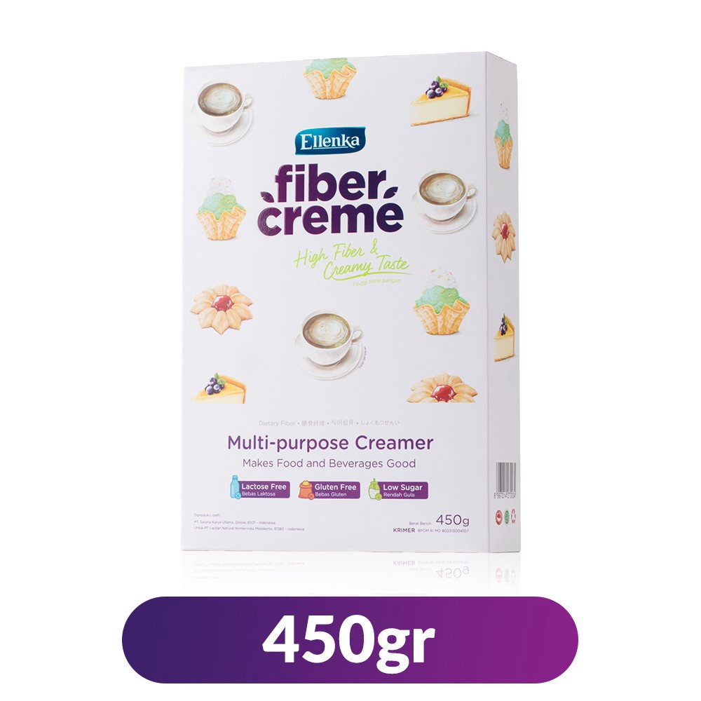 

Import Terbaik Krimer KETO fiber creme ellenka creamer sehat pengganti Santan 45 gr murah