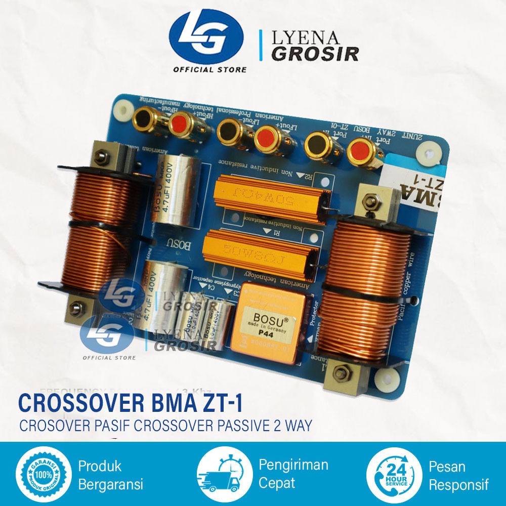 Crossover BMA ZT-1 / Crosover pasif Crossover passive 2 way ZT 1