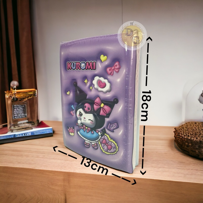 

RB BUKU DIARY SQUISHY SANRIO KUROMI MELODY BESAR /NOTES BOOK CATATAN LUCU