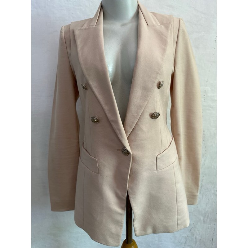 Blazer Cream Kancing Balmain