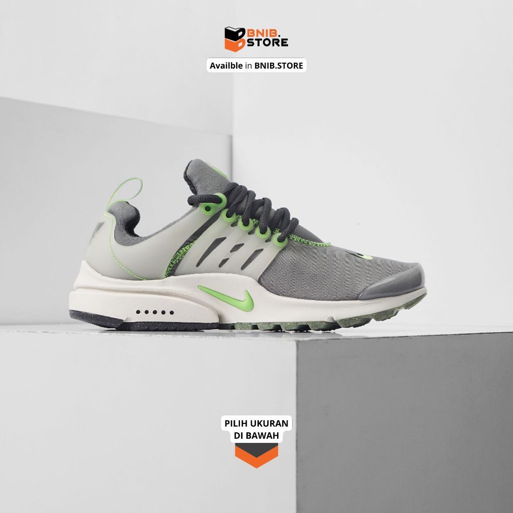 Sepatu Lifestyle Air Presto PRM Halloween Smoke Grey Scream Green [FJ2685 001] Original