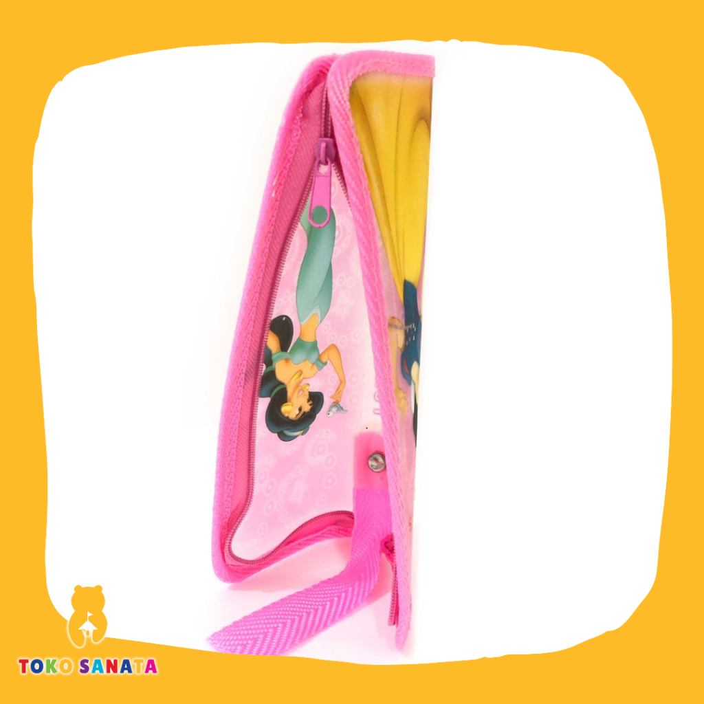 

TOKOSANATA - Tempat Pensil PVC Princess / Kotak Pensil Kapasitas Besar