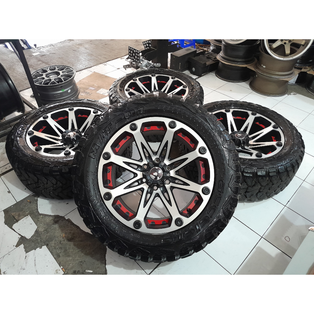 [ PROMO ] VELG MOBIL SECOND KELAK RING 20 LOBANG 6X139,7 FORTUNER