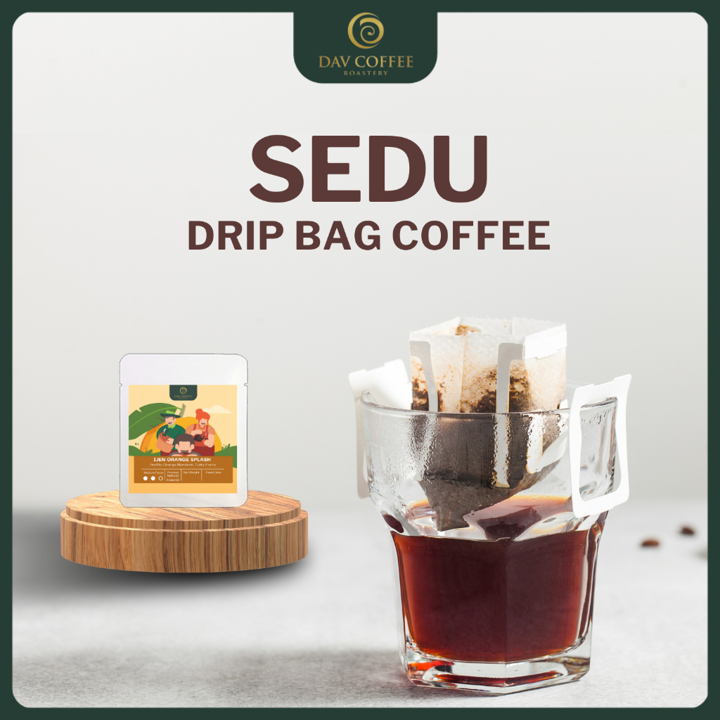 

SEDU Drip Bag Coffee Sachet | Kopi Drip Bag Murah | Kopi Instan Filter - Dav Coffee Roastery