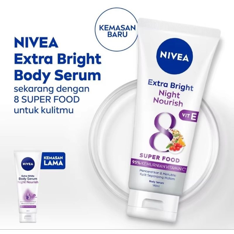 Nivea Body Serum Night Nourish