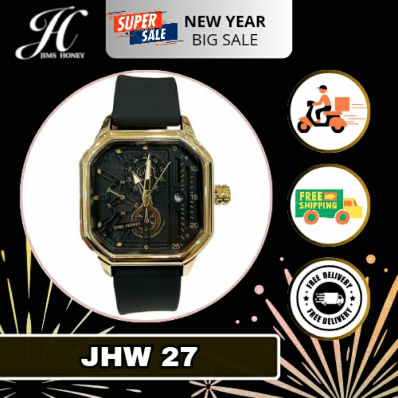 

JIMS HONEY JAM TANGAN UNISEX JHW 27 FREE BOX