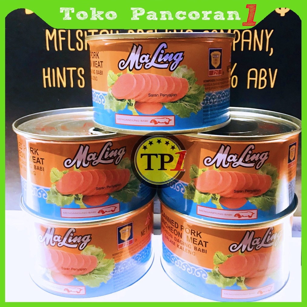 

SHOPEE MALL Maling TTS 397gr Luncheon Pork Meat Ma Ling Ham Daging Babi Maling NON HALAL murah